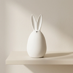 Bunny Figurine Minimalist White Decorative Accent