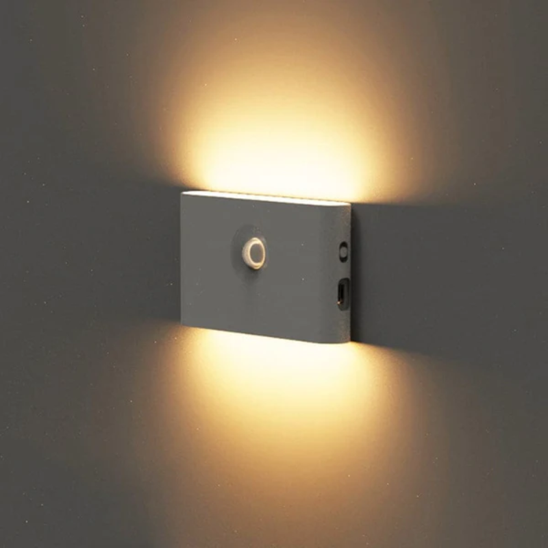 Wall Mounted LED Lamp with Motion Sensor 360 Degree Rotating Magnetic Mount