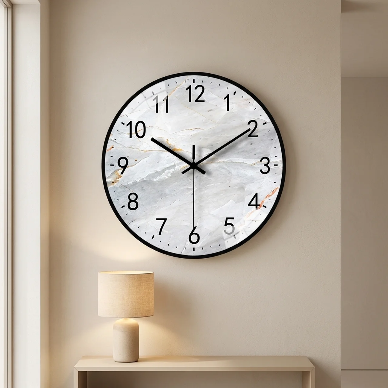 Designer Wall Clock Contemporary Decorative Indoor Home Decor