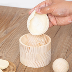 Dumpling Wrapper Press with Ergonomic Handle and Polished Surface