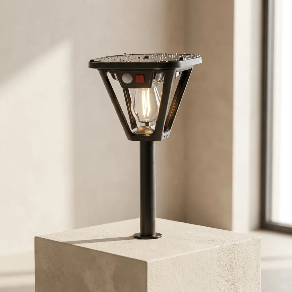 Solar LED Motion Sensor Garden Post Light for Enhanced Outdoor Safety