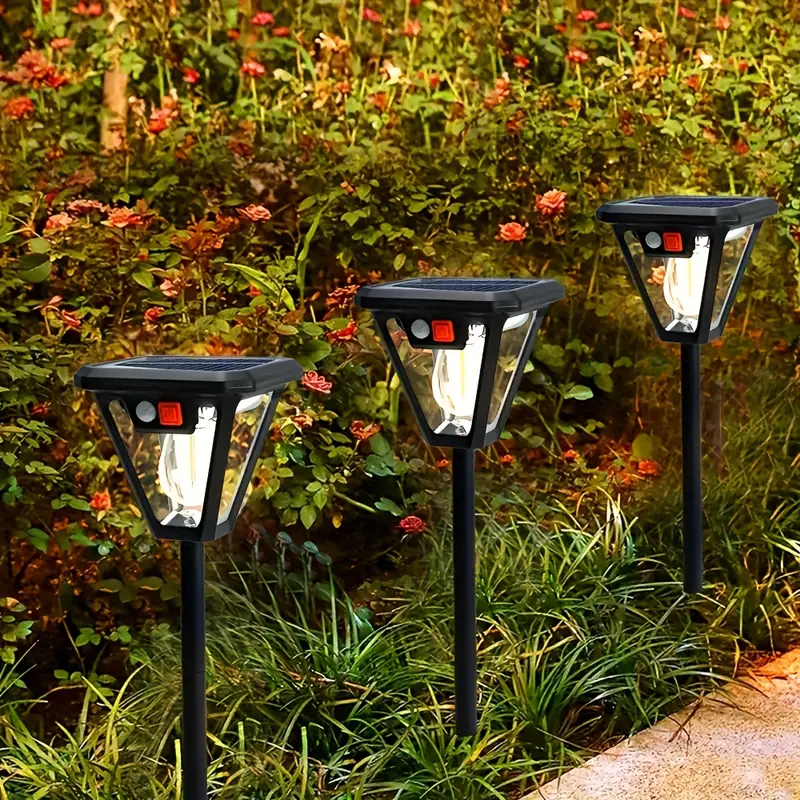 Solar LED Motion Sensor Garden Post Light for Enhanced Outdoor Safety