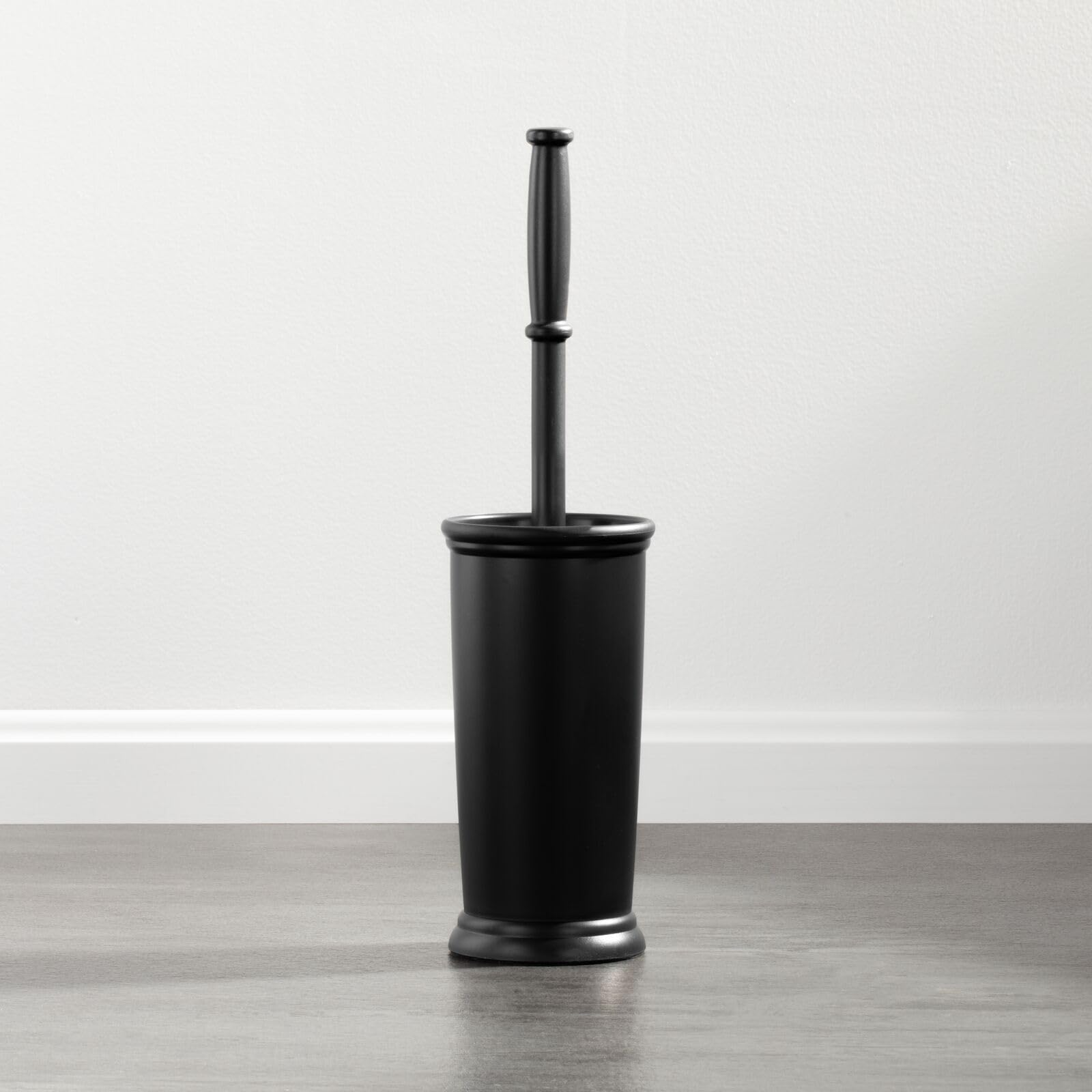 Toilet Brush with Holder – Extra Long Handle, Freestanding Bathroom Cleaning Tool
