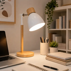 Table Lamp – E27 LED Compatible Push Button Indoor Light