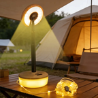 Outdoor Fairy Lights USB Rechargeable RGB String Lights for Camping