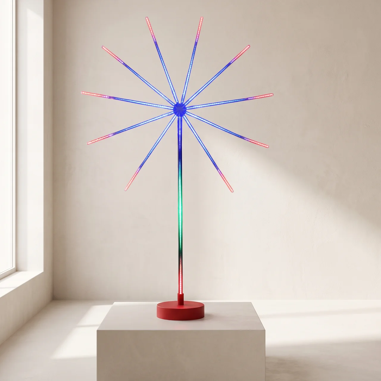 Firework LED Strip Lights RGB Bluetooth App Music Sync Remote Control