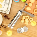 Cookie Press Set for Cookies and Pastries with 20 Discs and 4 Nozzles