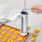 Cookie Press Set for Cookies and Pastries with 20 Discs and 4 Nozzles