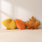 Throw Pillow Autumn Leaf Pattern Warm Fall Tones Square Decorative Cushion
