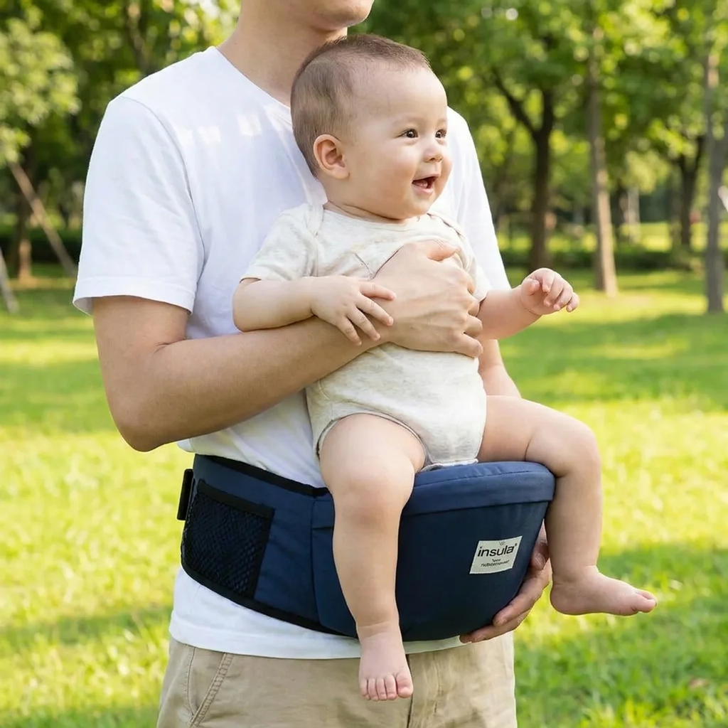 Baby Carrier Hip Seat with Quick Release Clip and Waist Support