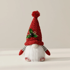 Illuminated Christmas Gnome Figure for Festive Table Decor