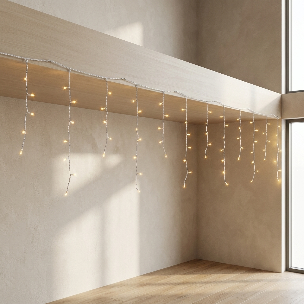 LED Icicle Curtain Lights for Outdoor and Holiday Decoration