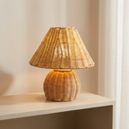 Japanese Style Bamboo Rope Table Lamp