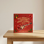 Guitar Advent Calendar with 24 Mini Rock Music Ornaments