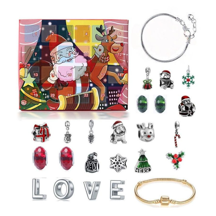 Christmas Advent Calendar 24 Surprises with Hanging Decorations