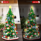 Christmas Tree Building Block Advent Calendar with 24 Daily Surprises