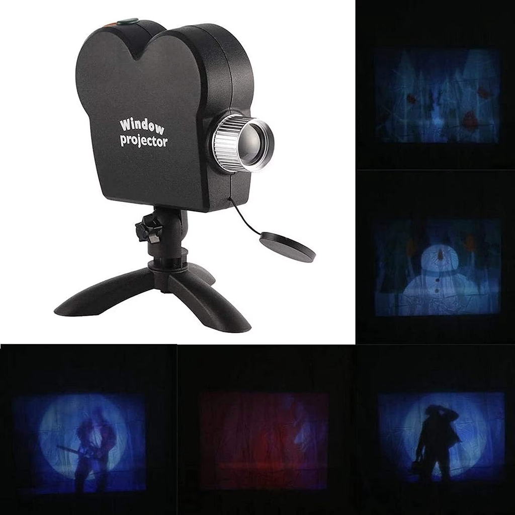 Window LED Projector with 12 Moving Festive Animations