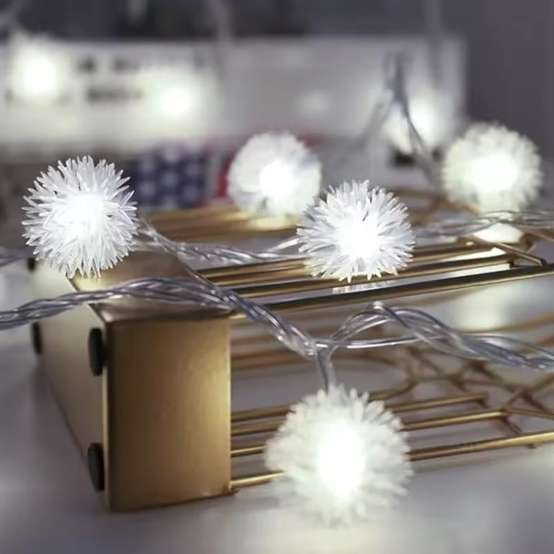 Dandelion LED String Lights, Battery Powered, Non-Dimmable